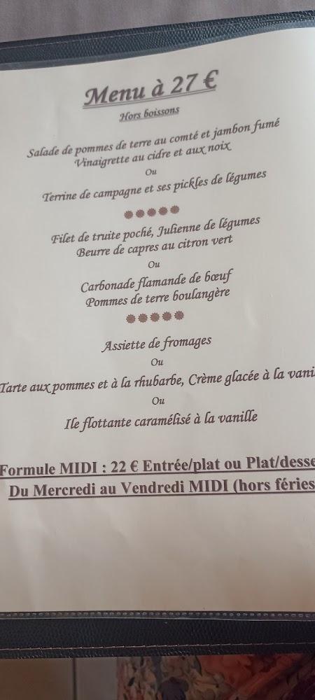 Auberge de Pont l'Evêque - Menu Image 1